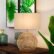 Evelyn&Zoe 21_ Coastal Rattan Table Lamp with White Drum Linen Shade - Image 2